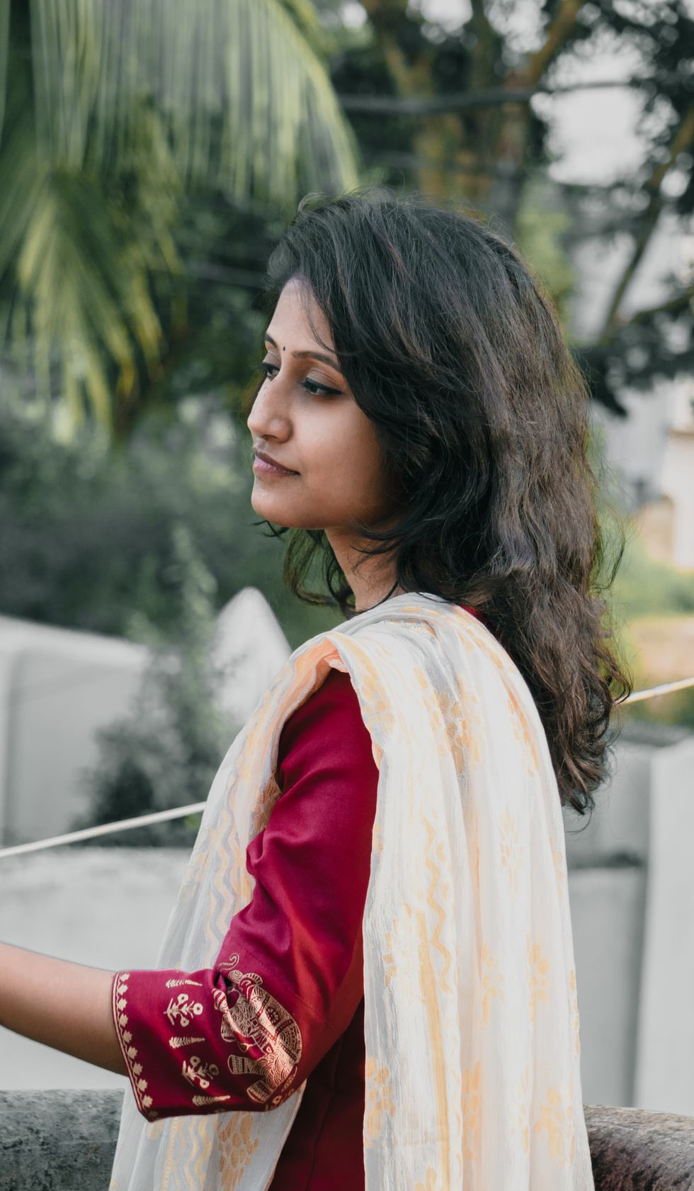 Ishita Zari Border Silk Kurti