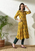 Riya Ajrakh Hand Block Print Kurta