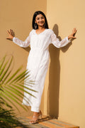Meera Lucknowi Chikankari Kurti