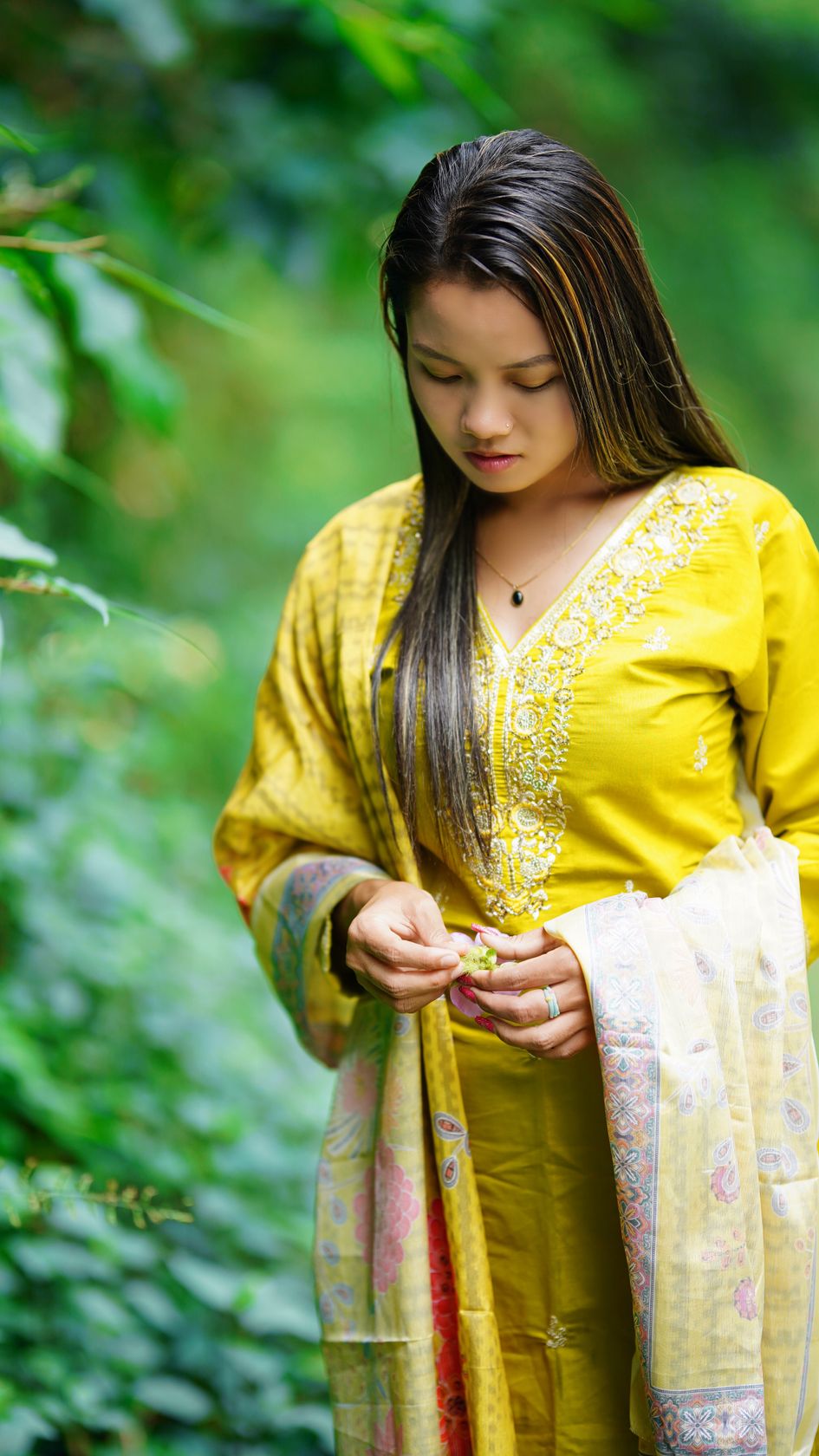 Isha Mirror Work Festive Kurti