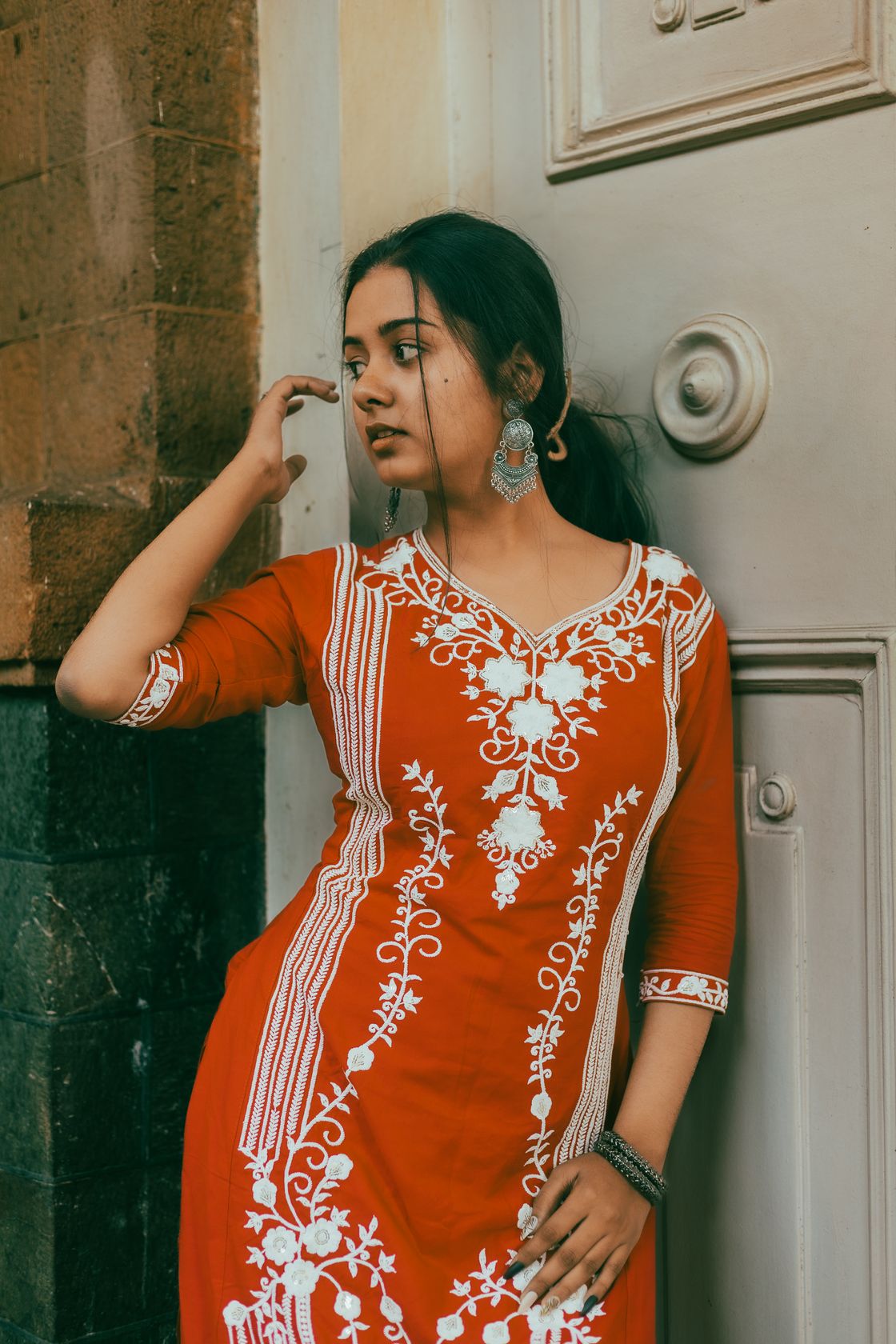 Simran Festive Silk Blend Kurti