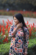 Kavya Floral Print Rayon Kurti